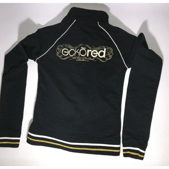 EckoRed Y2K Jacket Juniors Size Small Cotton Blend Rhino Brand full zip - Picture 4 of 5